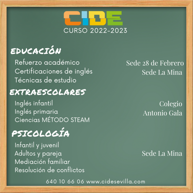 Un nuevo curso, una nueva ilusión